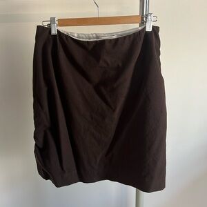 Barney’s New York Brown Classic Pencil Skirt